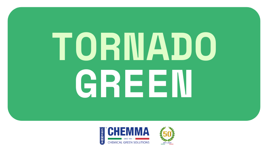 TORNADO GREEN shampoo biodegradabile e superconcentrato per la pulizia professionale di automezzi e superfici industriali